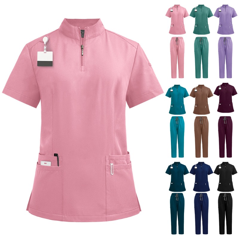 Medical Laboratory Scientist - Neutralny medyczny fartuch z matowego materiału,