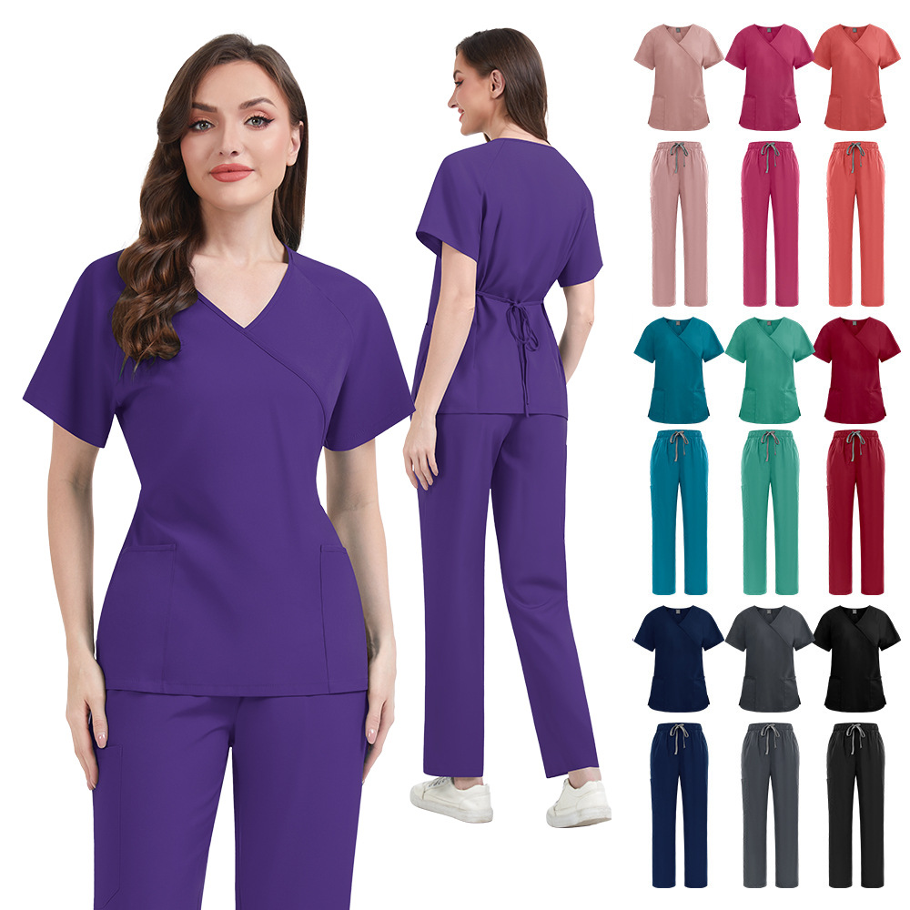 Medical Lab Hospital - Damskie komplety medyczne slim fit, uniformy